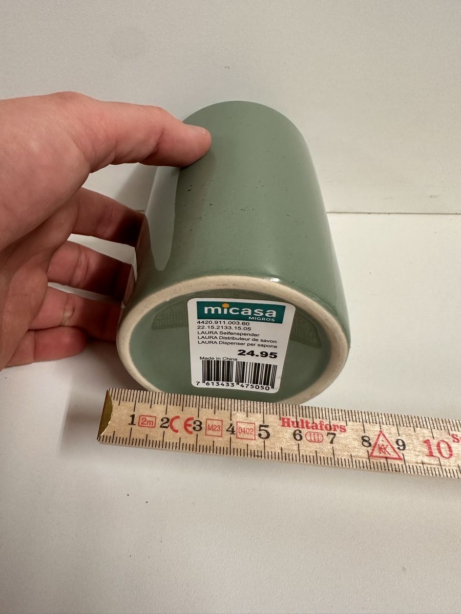 Portasapone: Micasa Seifenspender grün Keramik – Nuovo (secondo la descrizione) da Oberurnen venduto da jasmin2fel