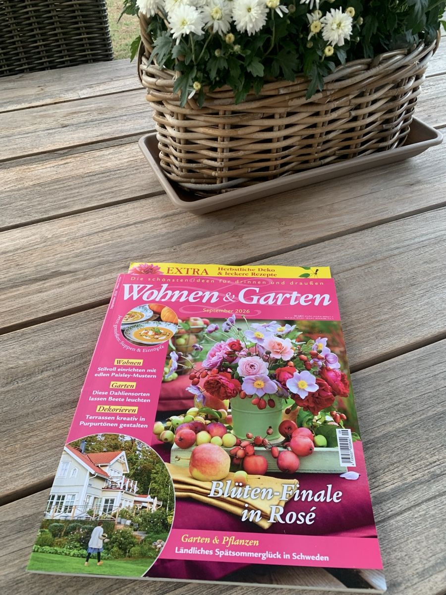 Riviste & Magazine: Wohnen&Garten September 2026 – Usato da Ellikon an der Thur venduto da Bali1999