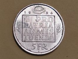 Schweiz Gedenkmünze 5 Franken 1936 Silber