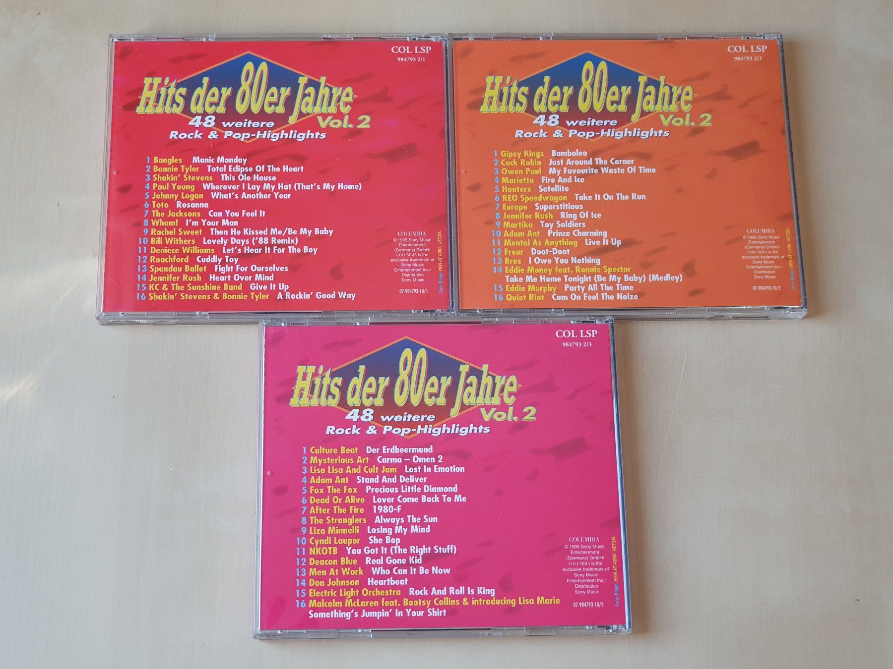 CD: Hits der 80er Jahre vol. 2 3CDs – Usato da Stansstad venduto da collectorsshop 1