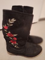 Schwarze Winterstiefel Gr. 34