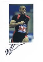 Maurice Greene Olympia Autogramm signiert Farb-Kopie 20x30cm