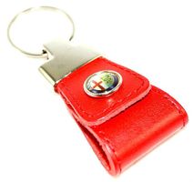 Alfa Romeo Logo Leder Schlüsselanhänger schöne Alfa Box