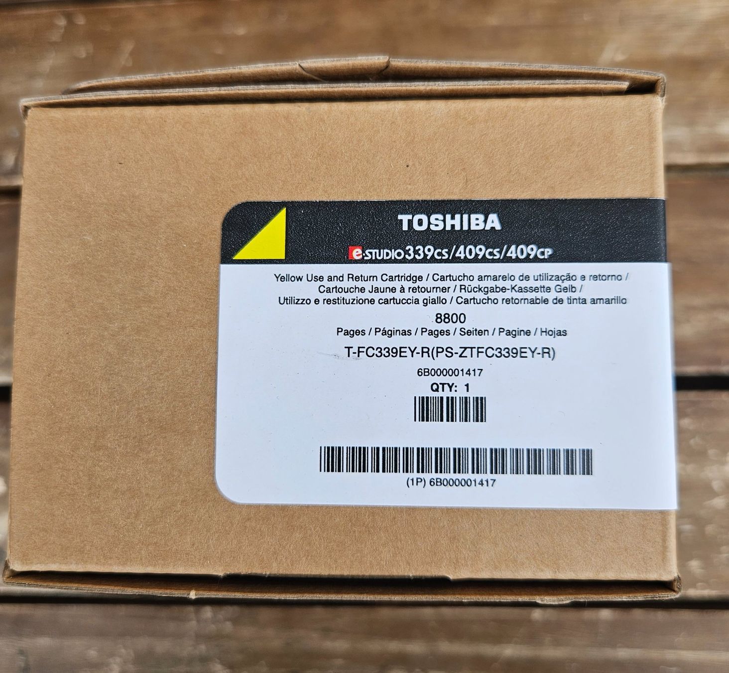 Toshiba Cartucce per stampanti & toner: Toner YELLOW  Toshiba Studio 339cs 409cs 409cp – Nuovo e nell'imballaggio originale da Bern venduto da Techpoint