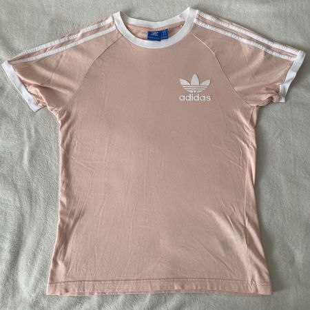 Adidas 3 Stripes Originals Rosa T-Shirt S Unisexe