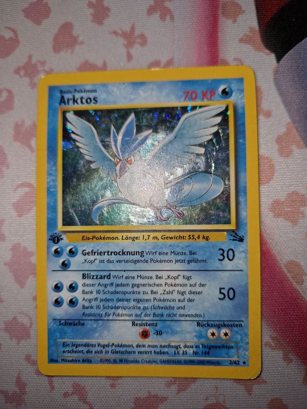 Pokémon Carte collezionabili: Arktos DE 1st edition Fossil Holo – Usato da Wangen b. Olten venduto da shlem 2