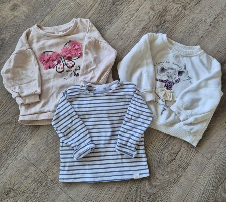 3 süsse Baby Pullis Gr. 74-80