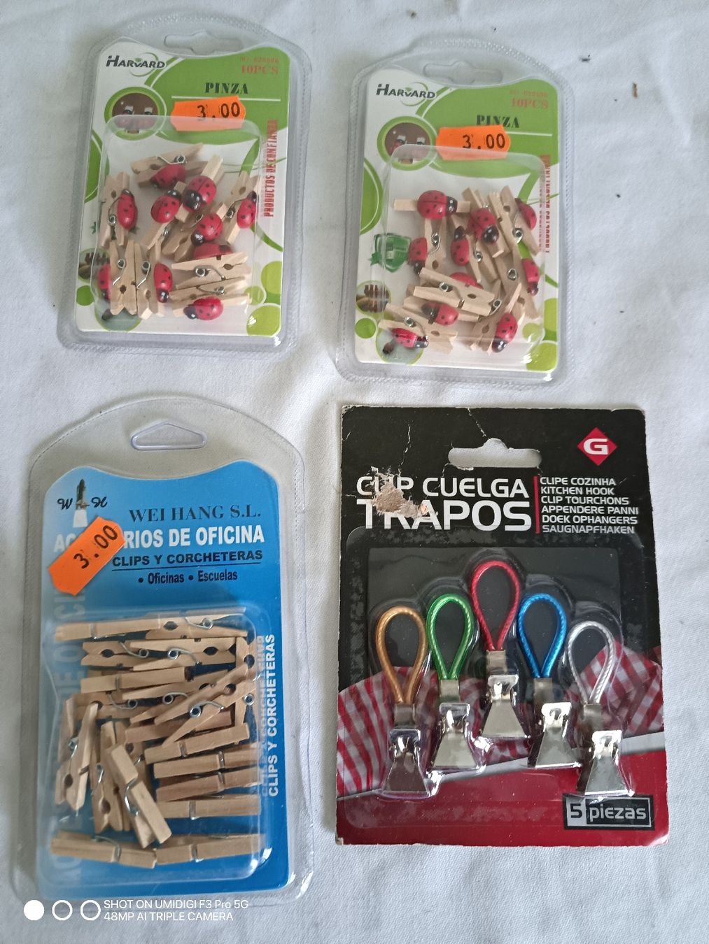Kits de loisir créatif: Holzklammern mit Marienkäfer, Bastel Material  – Neuf avec emballage d'origine à Aarwangen par to-hirschi