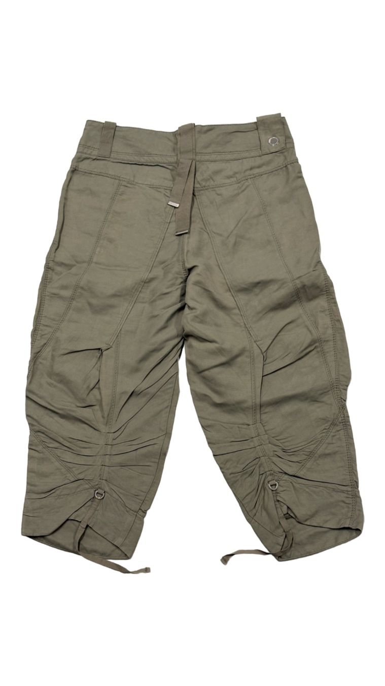 High Pantaloni: High Use Capri Hose Khaki 34 Leinen Viskose – Usato da Regensdorf venduto da secondchancefashion 2