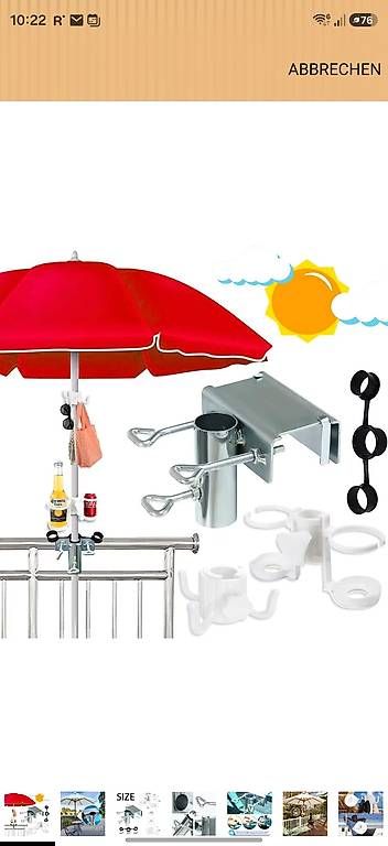 Fixations: Sonnenschirm Halterung  – D'occasion à Olten par jean.f 4