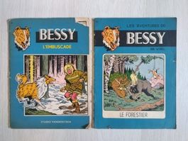 2 BD Bessy L'Embuscade et Le Forestier Vintage 