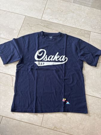 GAP Osaka T-Shirt Dunkelblau mit Stickerei Grösse M guter Zu