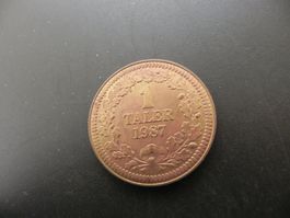 Medaille Zofingen 1 Taler 1987