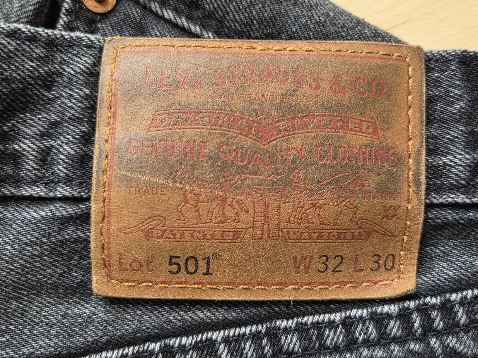 Levi's Jeans: Levis 501 Jeans W32L30 – Usato da Richterswil venduto da dantams 2