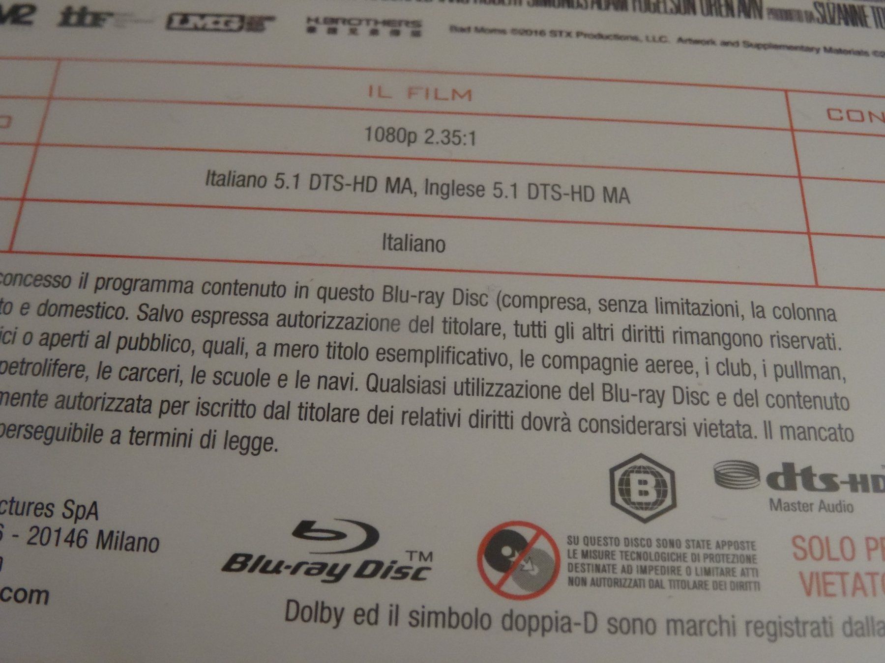 Alle DVDs: Bad Moms - Mamme molto cattive - Blu-ray – Gebraucht aus Olten von Disc-Verkauf 3