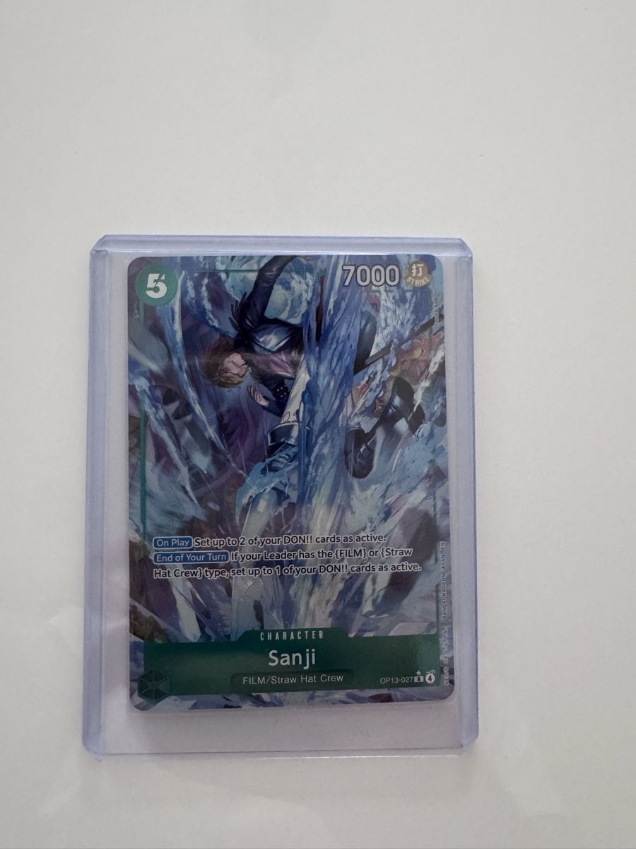 Bandai Carte collezionabili: Sanji - OP13-027 – Nuovo (secondo la descrizione) da Seon venduto da baeruu