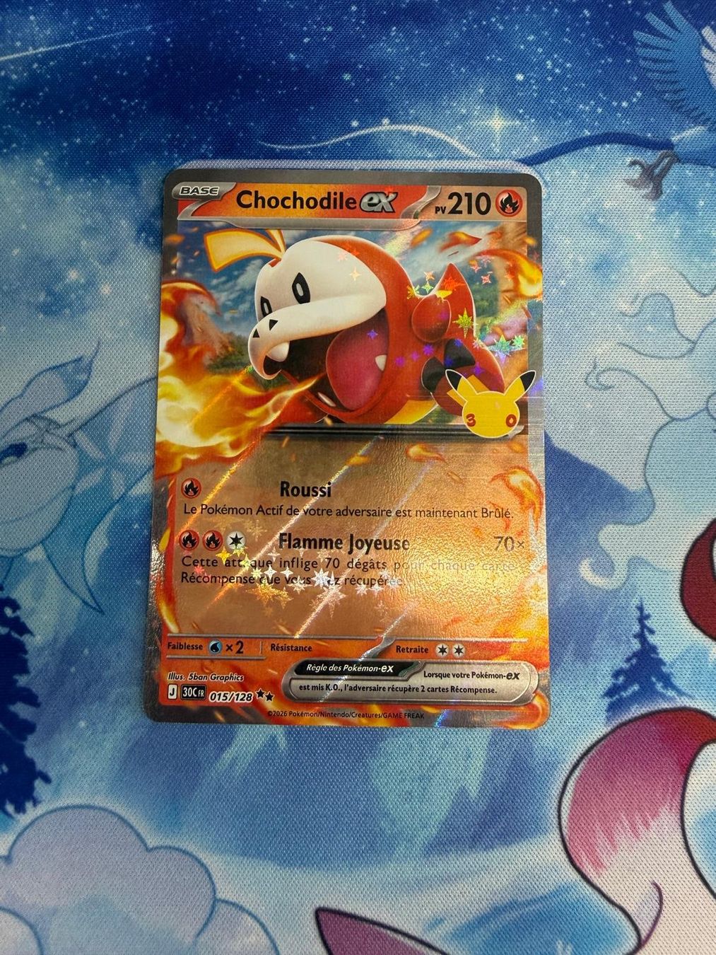 Pokémon Carte collezionabili: Chochodile EX - 30C 015 FR – Nuovo (secondo la descrizione) da Courgenay venduto da ScamBoxOff