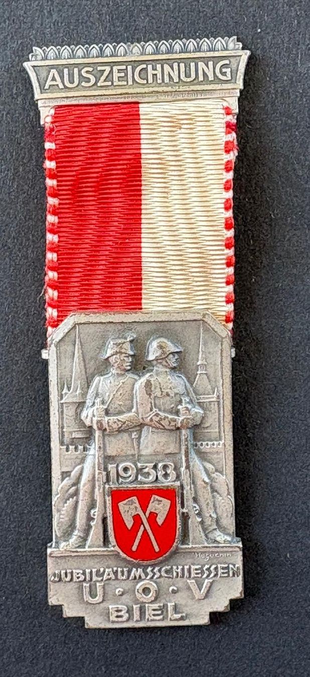Medaillen: JUBILÄRUMSSCHIESSEN BIEL 1938 – Gebraucht aus Ostermundigen von Wyatt-Earp