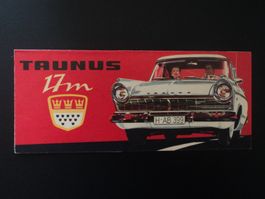 Prospekt Ford Taunus 17M 1950er Jahre
