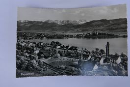 Alte Ansichtskarte Rapperswil mit Berge guter Zustand