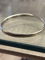 Armband mit Spruch "Live as though..." guter Zustand