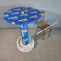 Pepsi-Cola Party Stehtisch, Bartisch In/Outdoor Tisch