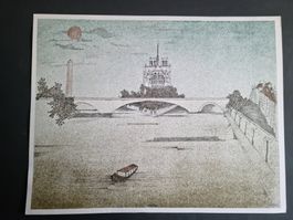 OSSI CZINNER LITHOGRAPHIE SIGNIERT NUMMERIERT