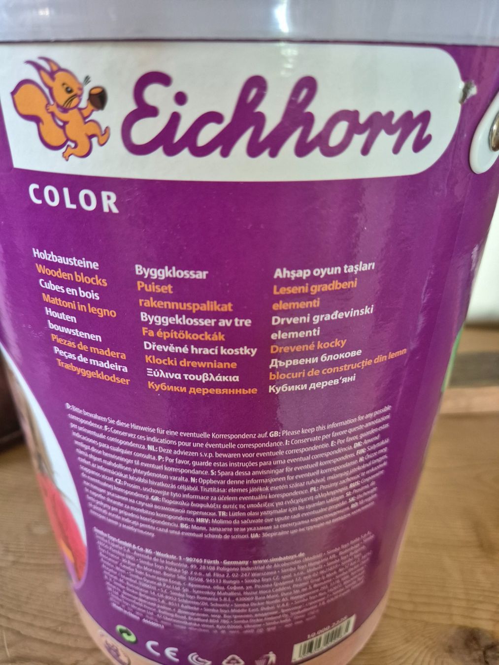 Eichhorn Jouets: Eichhorn Holzbausteine-Eimer: – D'occasion à Dietikon par grafad 1