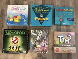 Lot de 6 jeux de société neuf et occasion 