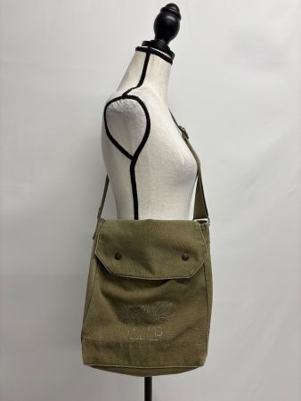 Benci Brothers Vintage Umhängetasche Canvas khaki