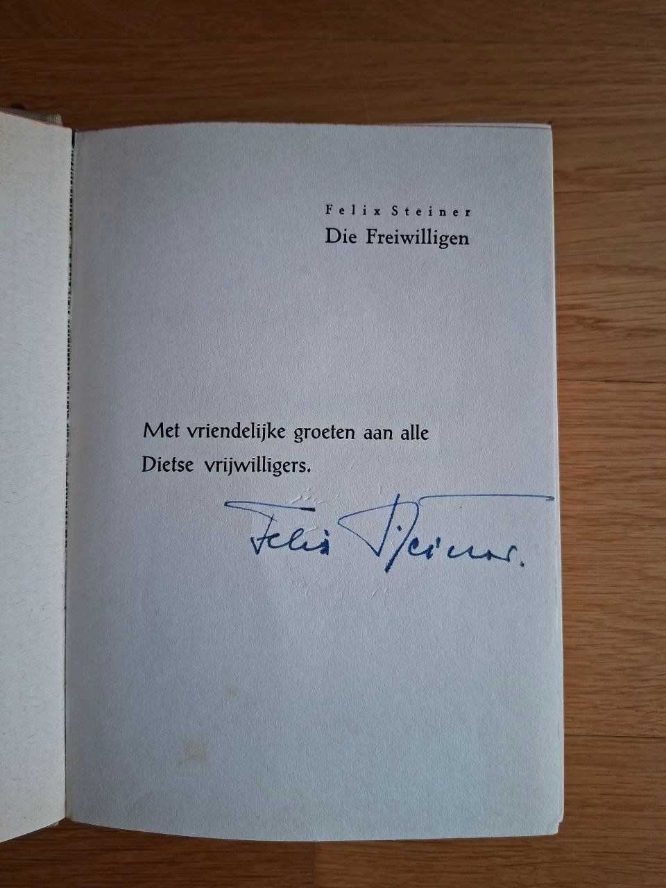 Libri: Buch der freiwilligen S.Staffel mit original unterschrift – Usato da Buchs SG venduto da Graf_Rudolf 1
