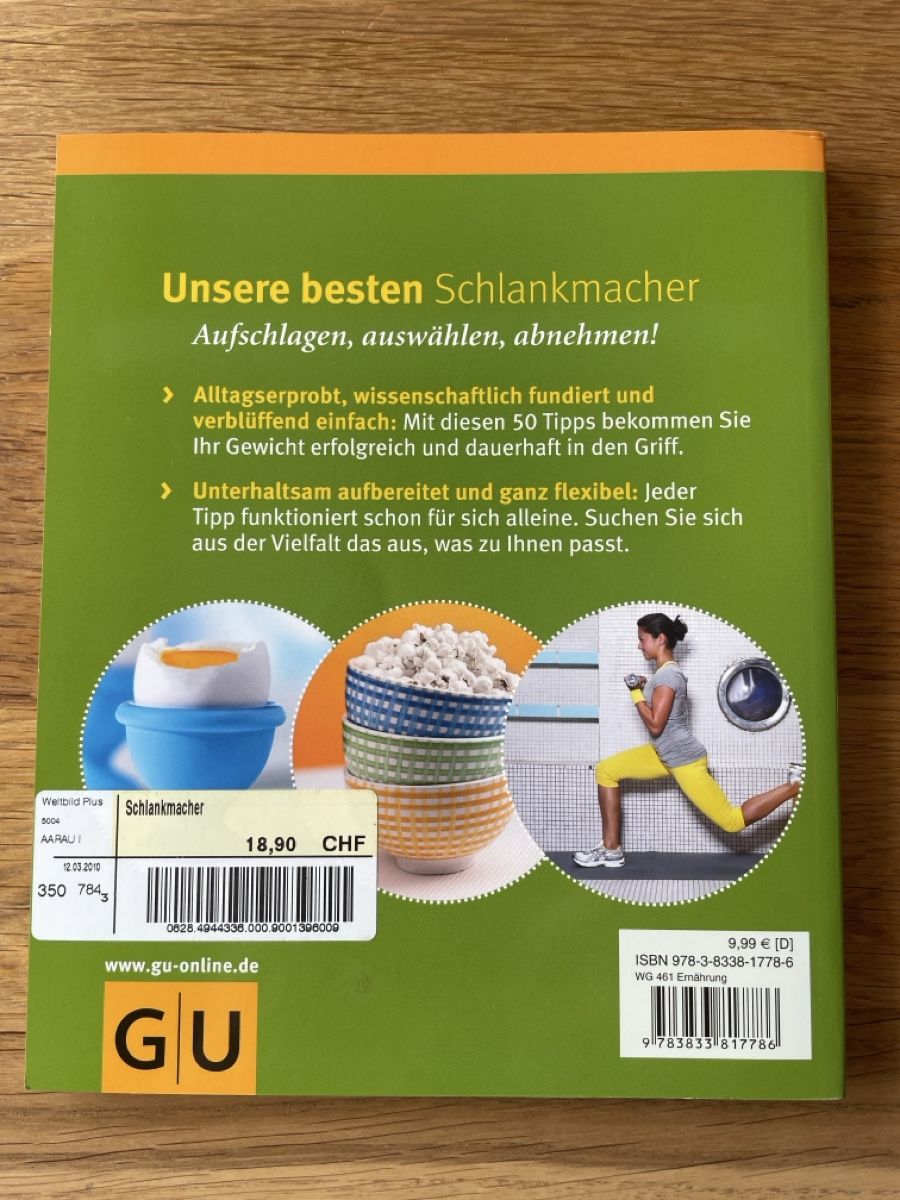 Bücher: Schlankmacher: 50 GU-Tipps – Neu (gemäss Beschreibung) aus Eiken von Kermit60 1