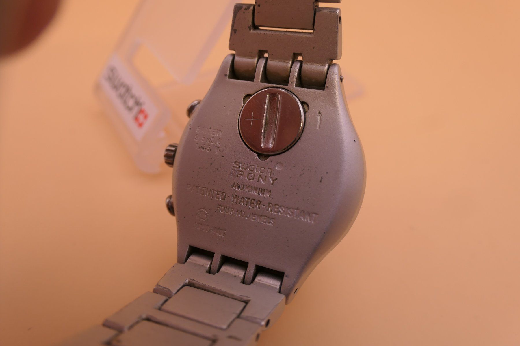 Swatch Uhren: Swatch Irony Chrono "MIGHTY" YCS4015AG, neue Batterie – Gebraucht aus Thun von CHRONOTIKA 4