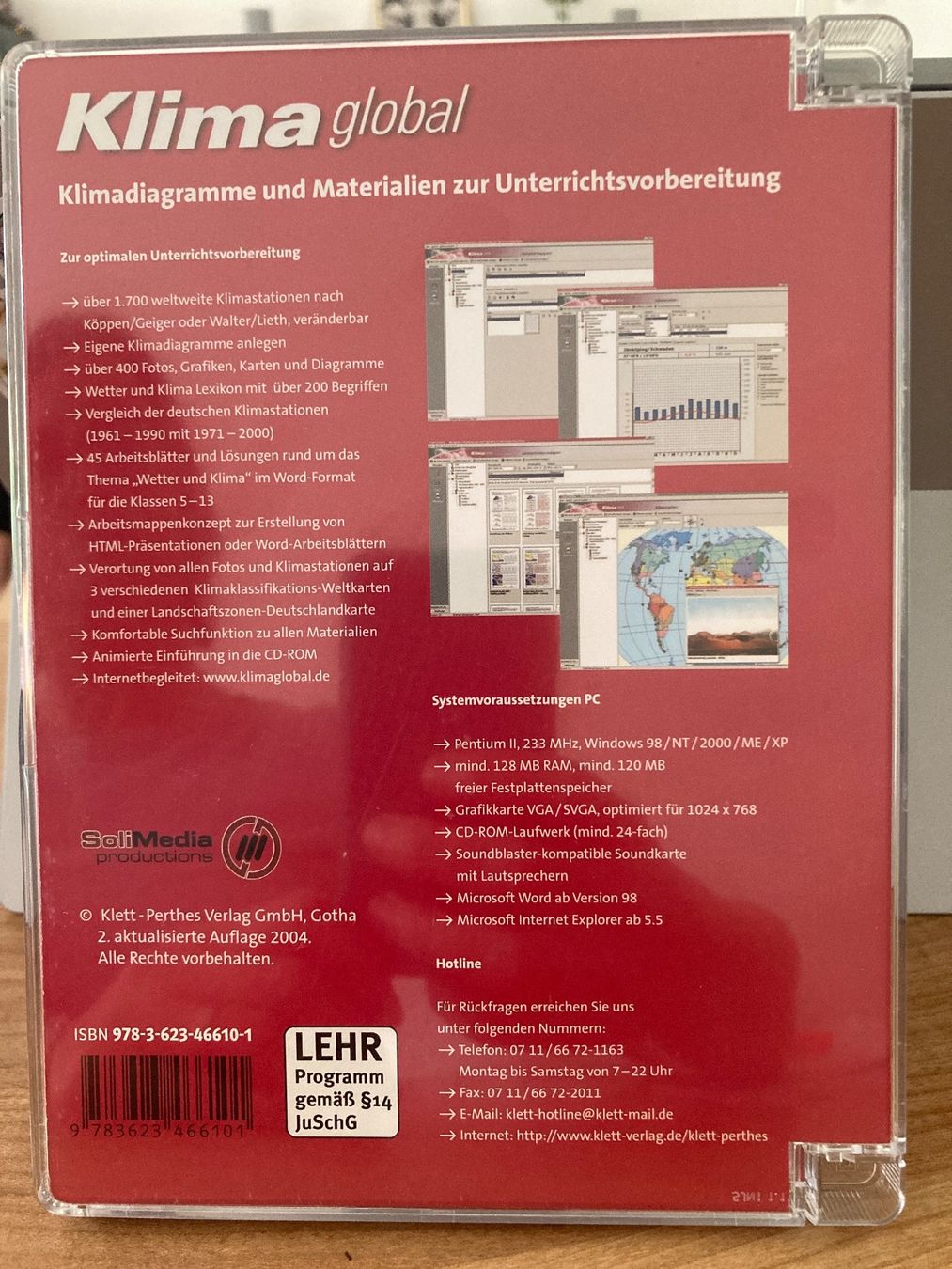 CD & DVD vergini: CD-ROM: Klimadiagramme & Materialien Unterrichtsvorbereitung – Usato da Basel venduto da AufeinenBlick 1
