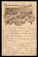Litho Karlsruhe, Gasthaus Moninger, Gr. 
