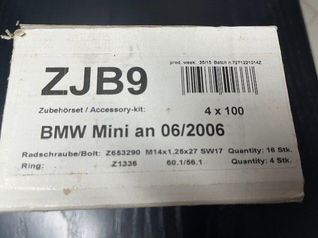 BMW Toutes les pièces auto: Radschrauben BMW Mini 06/2006 – D'occasion à Laufen par Schmidlin