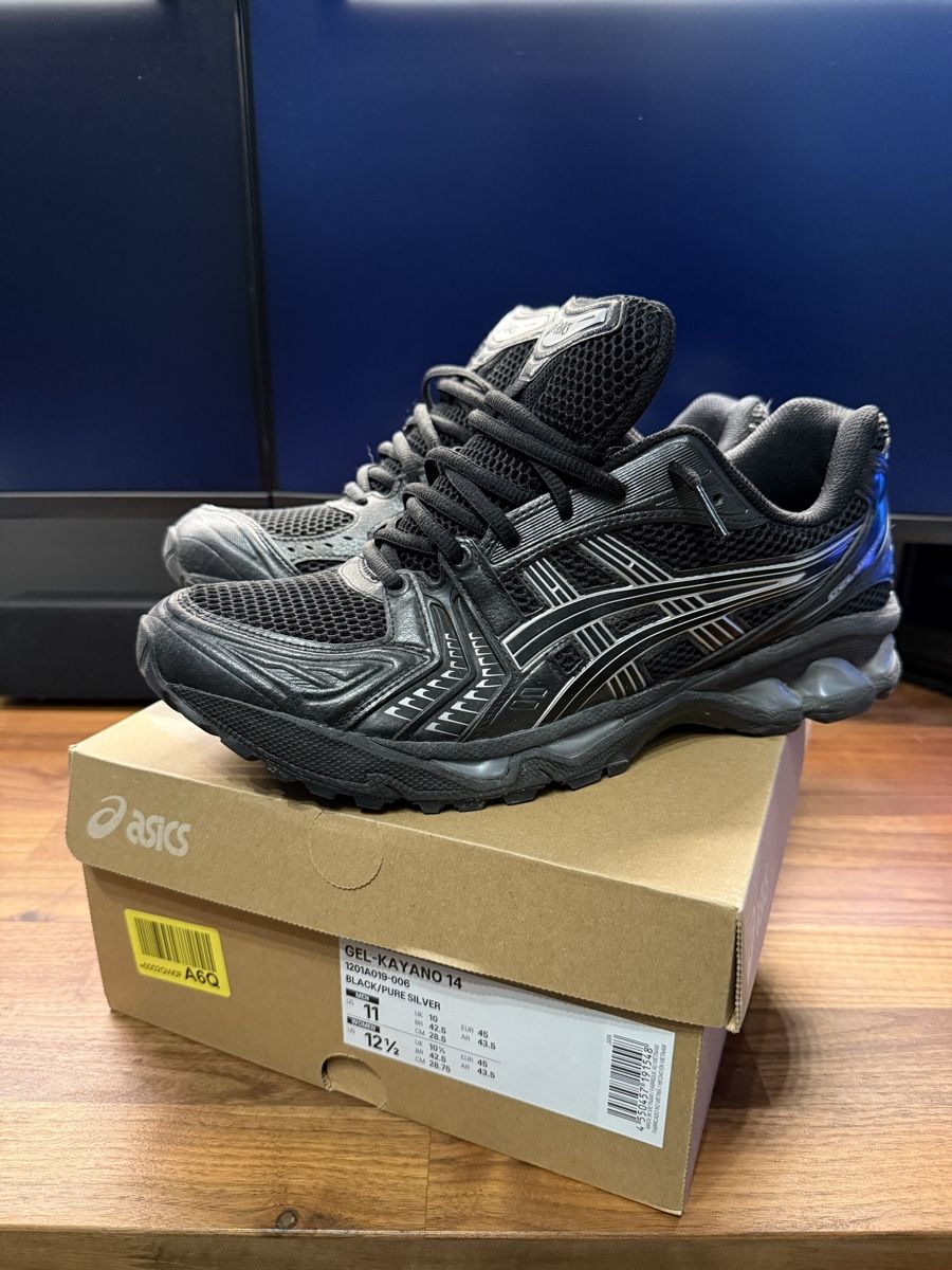 Asics Scarpe da uomo: Gel-Kayano 14 Black/Pure Silver – Usato da Leutwil venduto da TachyLuke