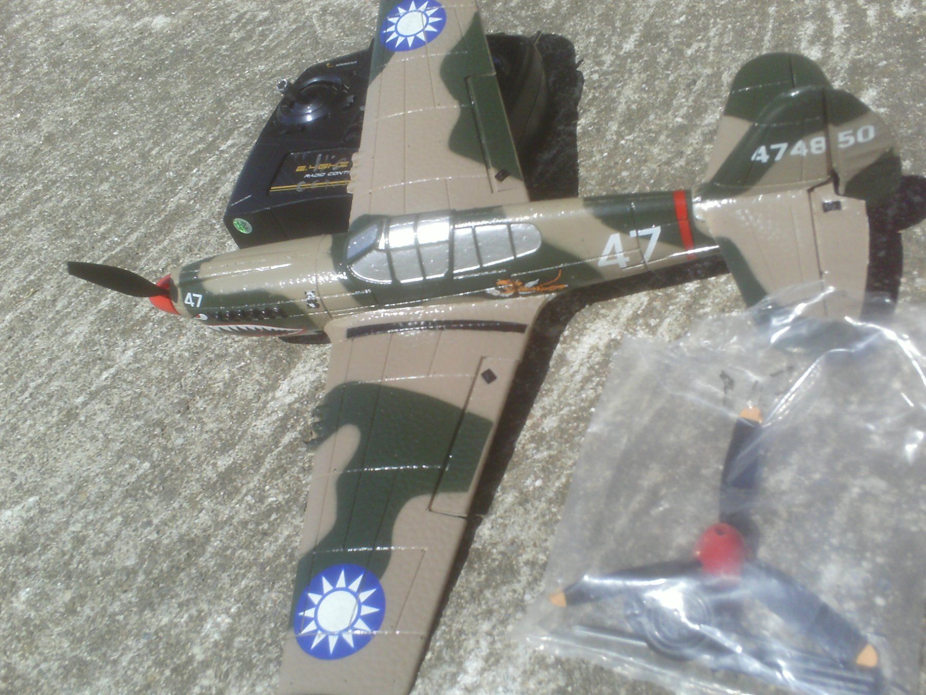 Modellismo RC: Modellflugzeug Warhawk Warbird – Usato da Süderen venduto da paeng007