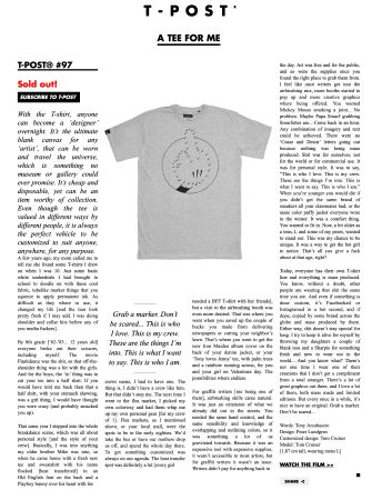 T-post.com Special T-Shirts mit Background - Grösse M