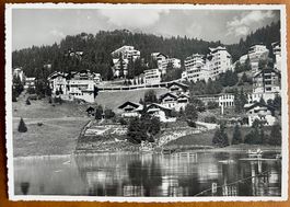AK:  AROSA - DORF : blick vom Untersee