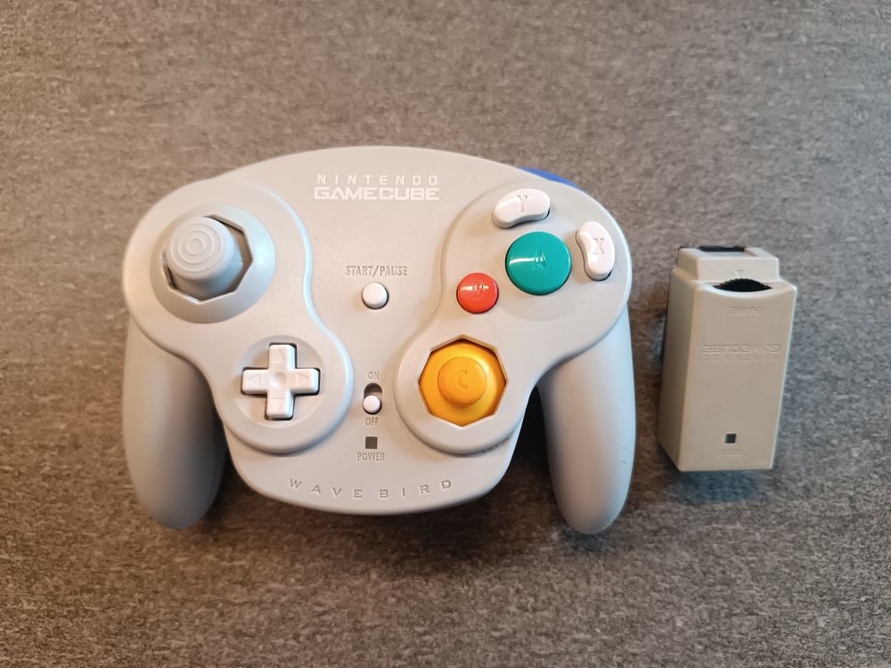 Nintendo Gamecube Wavebird Controller Original Grau Wireless (Gebraucht ...
