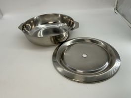 Berndorf Luzern Edelstahl Warmhalte Schüssel mit Deckel