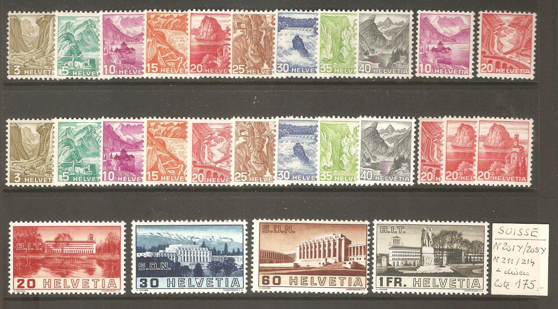 Alle Briefmarken: Los Serien * – Neu (gemäss Beschreibung) aus Lausanne von Whorvath
