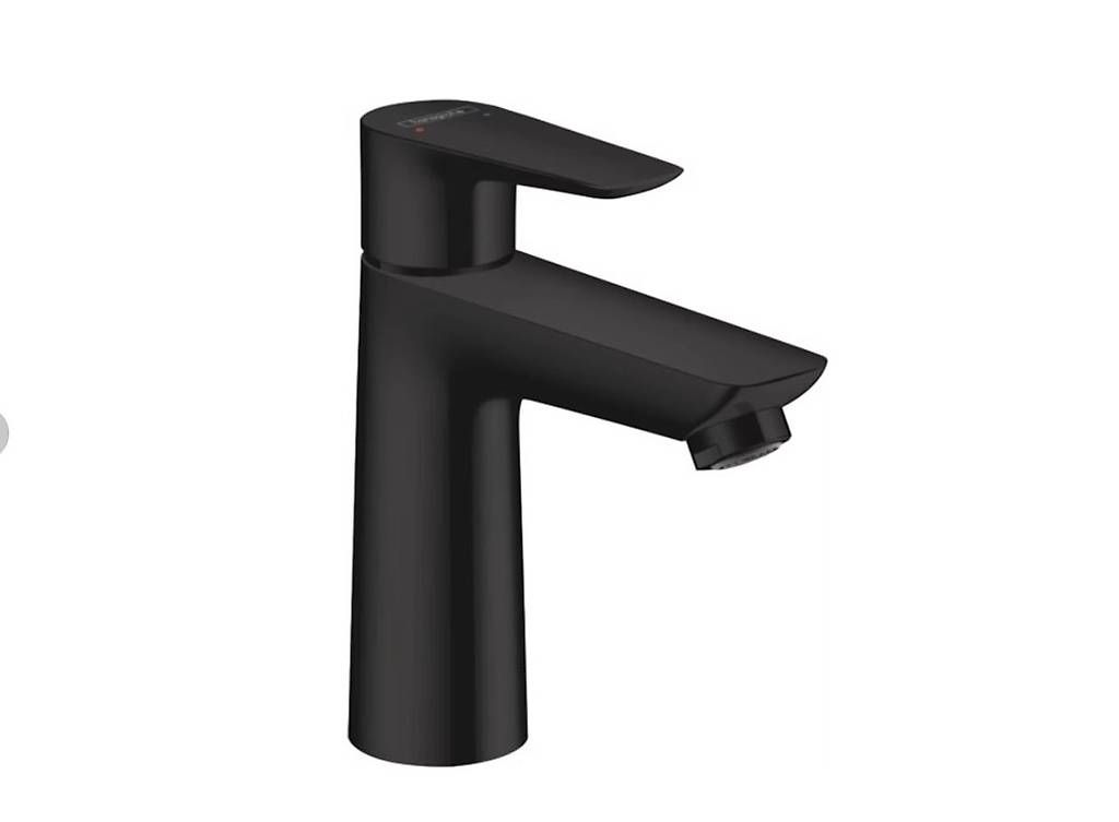 Hansgrohe Armaturen: hansgrohe TALIS E 110 mit Ablaufgarnitur mattschwarz – Neu und originalverpackt aus Seon von maki1234