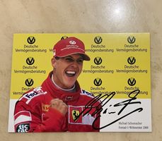 Michael Schumacher F1 Weltmeister 2000 Ferrari Handsigniert