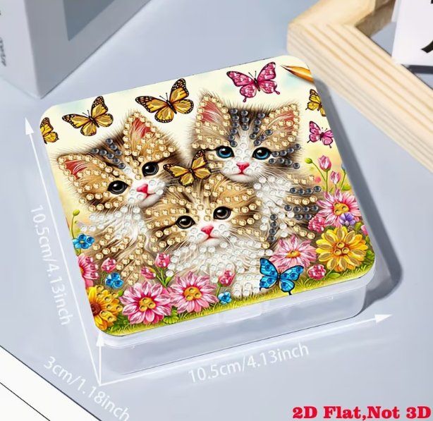 Bastelsets: Diamond Painting Box Katzen – Neu und originalverpackt aus Obergösgen von Diamond-Painting 1