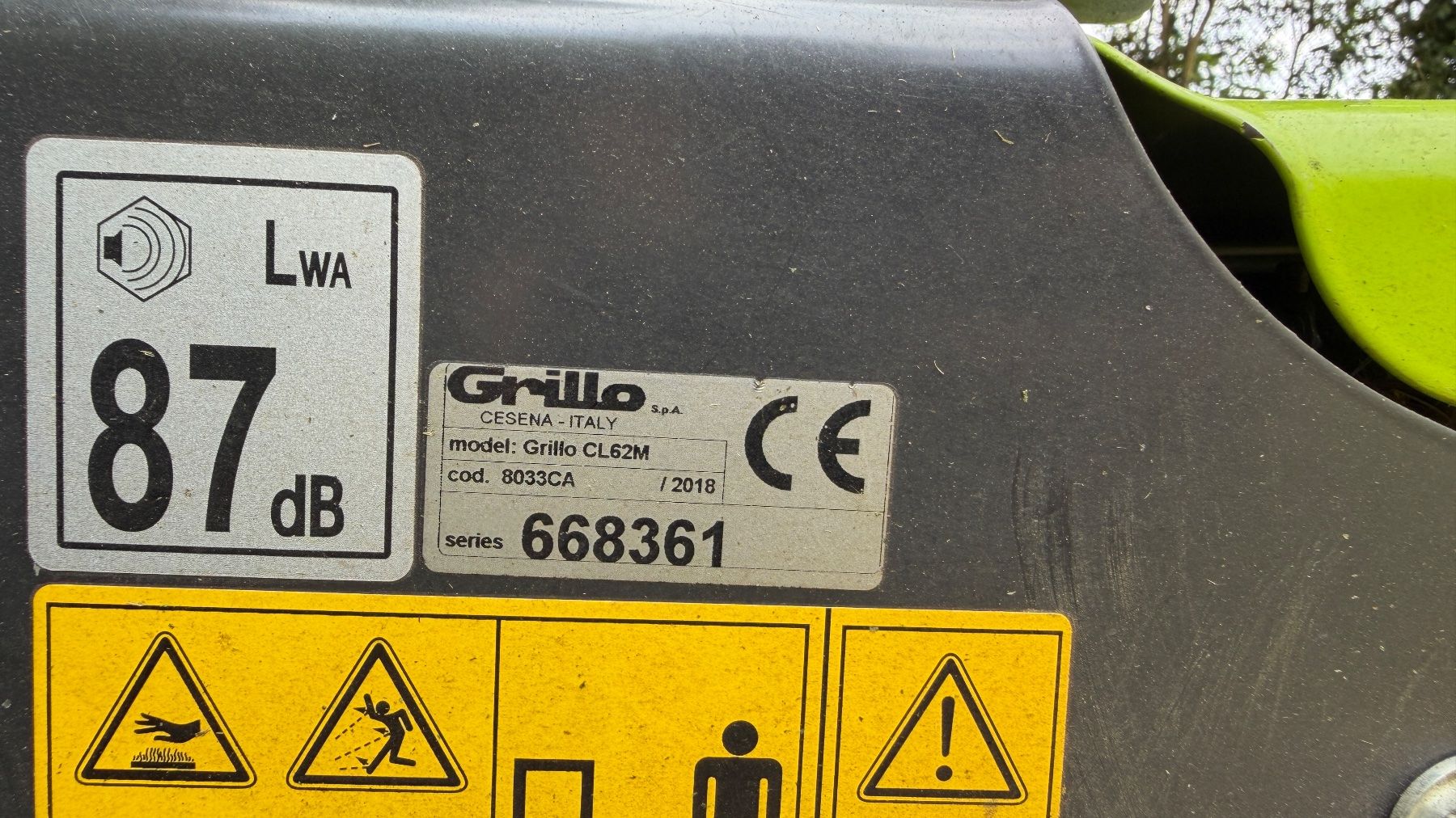 Tondeuses à gazon: Grillo Wiesenmäher CL 62 M – D'occasion à Romanshorn par Nimbus2004 5
