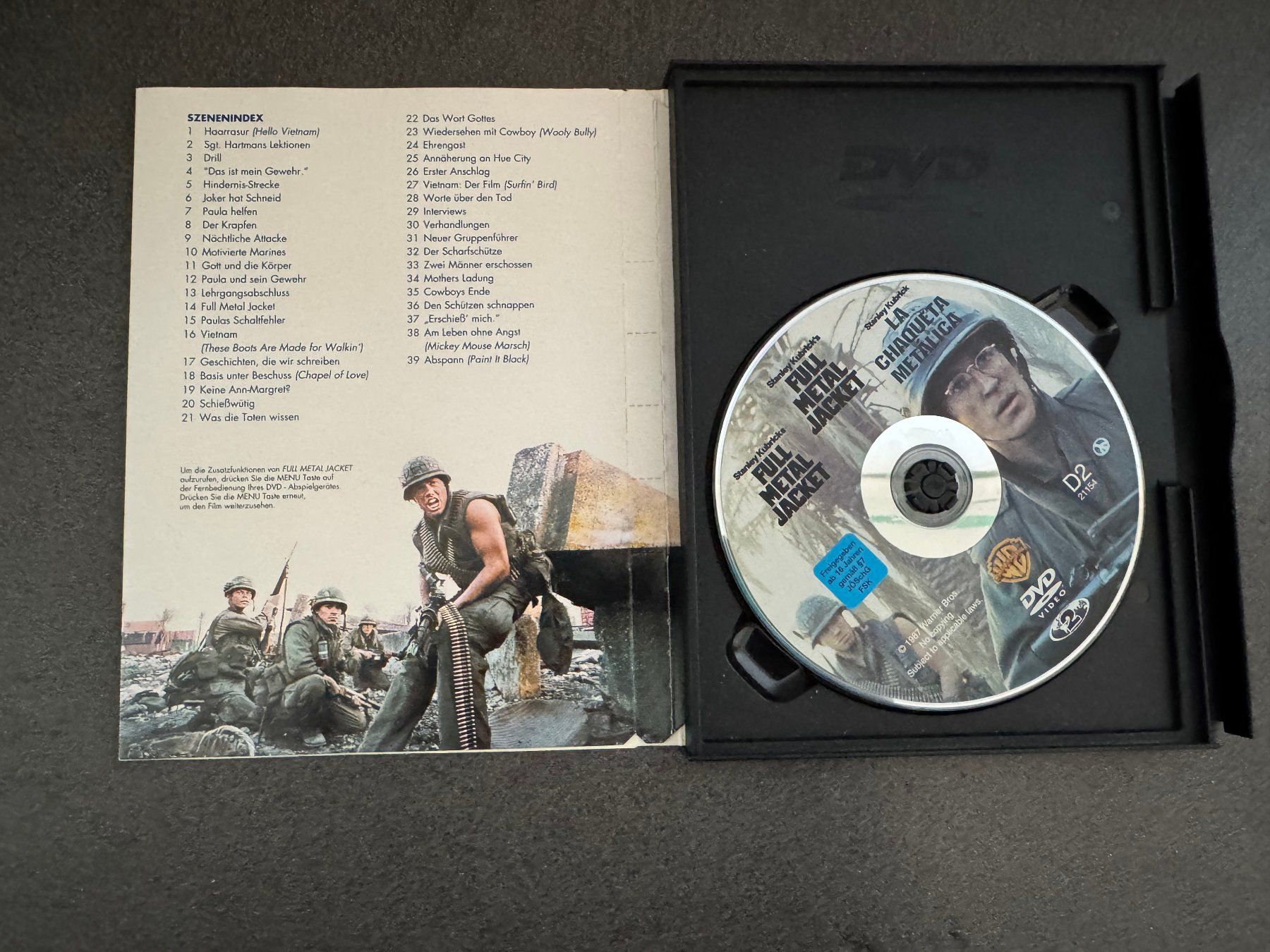 Tutti i DVDs: Full Metal Jacket DVD EN/DE/SP Stanley Kubricks – Usato da Fribourg venduto da tschjoly 4