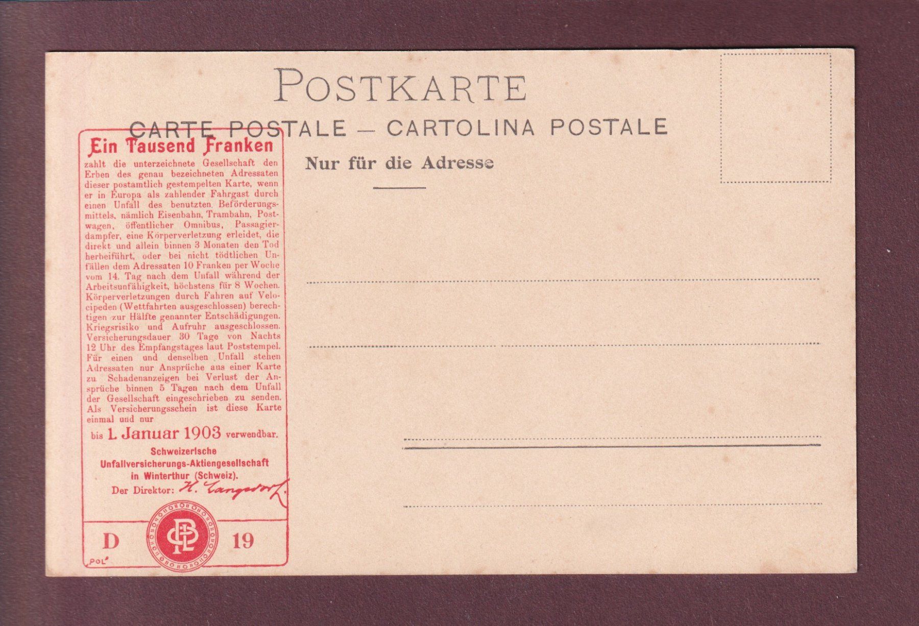 Cartoline postali: LUZERN - 3 Bilder – Usato da Pully venduto da nicecards 1