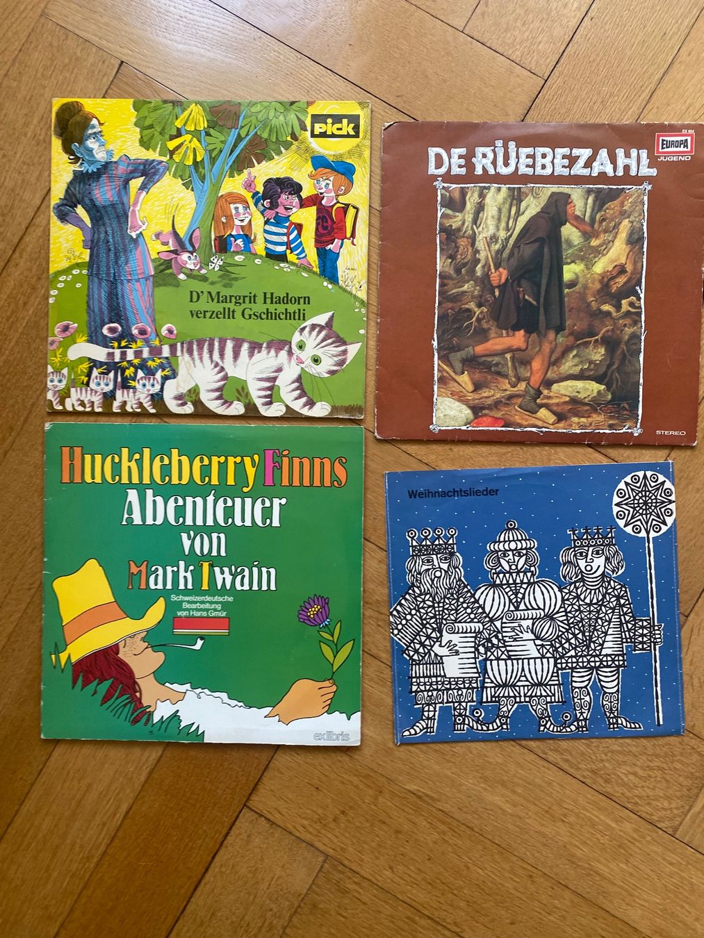 Dischi in vinile: Kinder Schallplatten Sammlung - Vier Stück – Usato da Basel venduto da NormaJean01